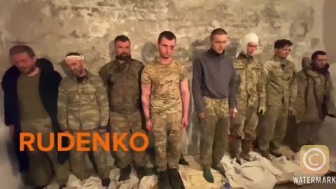 Ukraine War - Prisoners of war taken in Popasnaya