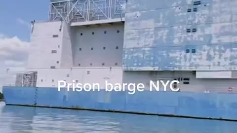 Prison Barge - one of many - pit stop in NY City. Takes a lot of effort to get the DS controlled.