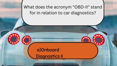 Basic Car Knowledge Question 8