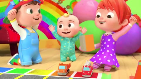 The Car Color Song _ CoComelon Nursery Rhymes _ Kids Songs