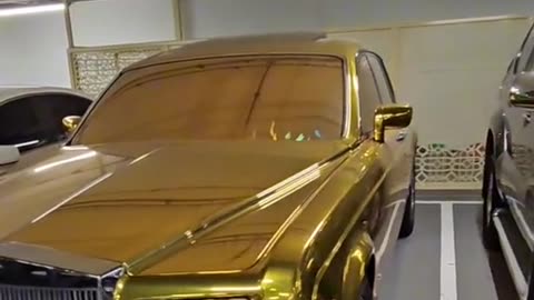 Rolls Royce Gold plated