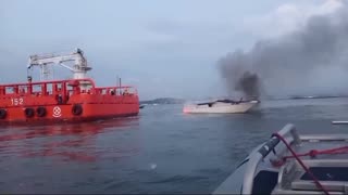 incendio de barco