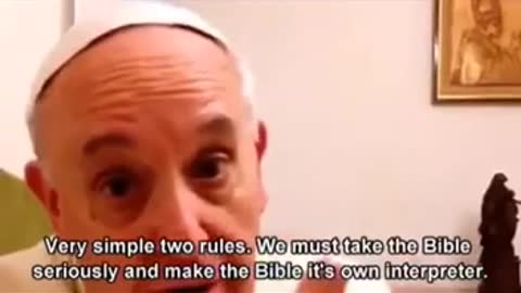 pedo jesuit pope last words to his fellows...