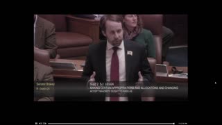Sen. Brakey Rebukes Democrat Senator for Calling Republicans "Obstructionists" (2023)