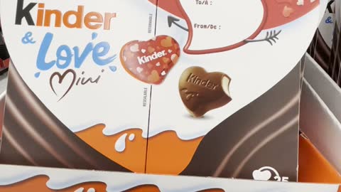 Kinder love chocolate