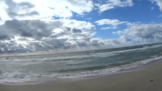 sky over the beach