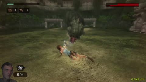 Finally After Many Many Deaths- Dino Down! - Tomb Raider Anniversary
