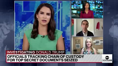 Officials track chain of custody for top secret documents seized from Trump’s estate l ABCNL