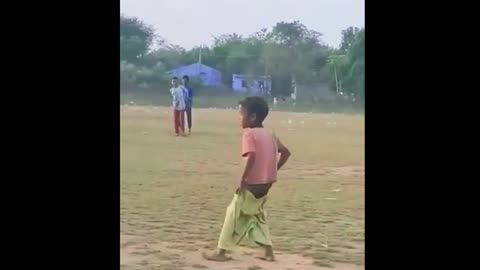 Boy Play football.