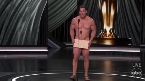 John Cena Does the Humiliation Ritual at the Oscars