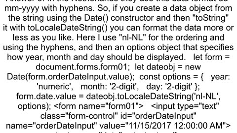 How to convert input 39text39 in particular date format like 39ddMMyyyy39