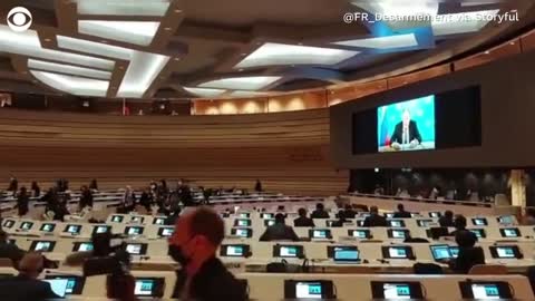 Diplomats walk out on Russian foreign minister's speech at U.N. Human Rights Council