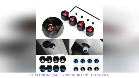 4Pcs/set Car Styling Zinc Alloy Anti-theft Middle Finger Style Car Tire Valve Caps Wheel Tires