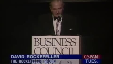 David Rockefeller - UN Conference - Population Control 1994-09-14