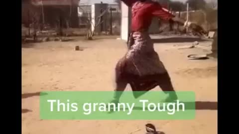 Granny got skills👊