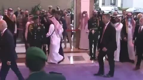 Biden Bumps Fists with Saudi Crown Prince