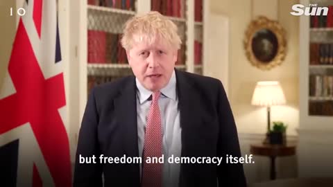 Boris Johnson says 'Putin must fail' and sends new message of support to Ukraine