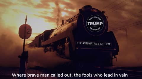 THE TRUMP TRAIN: Are you, are you, coming to that train