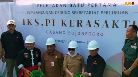 Peletakan batu pertama sekretariat IKSPI Kera Sakti