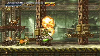 Metal Slug 2, Playthrough, Missions 4-6 (Game Complete)