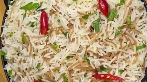 Vermicelli rice pilaf recipe