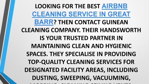 Best Airbnb Cleaning Service in Great Barr