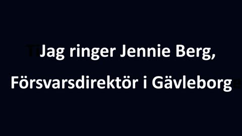 # 885 - Samtal med Jennie Berg, Försvarsdirektör i Gävleborg om krigshotet