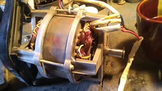 Disassemble the electric motor