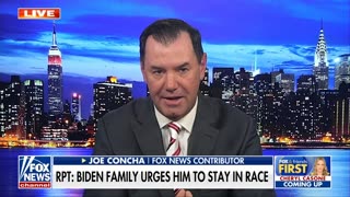 If you support Donald Trump, you 'absolutely' want Biden to stay in the race: Concha