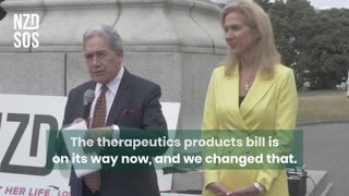 NZ Deputy Prime Minister Winston Peters Accepted NZDSOS’s Letter About Covid Injections