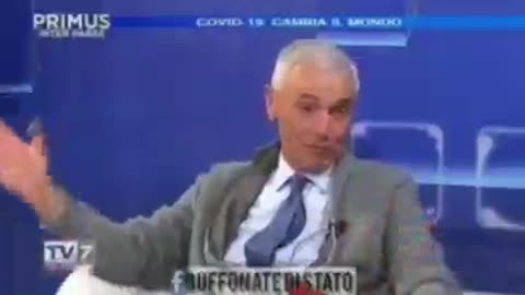 Giorgio Palù, costretto ad una tv piccolina per dire la verità