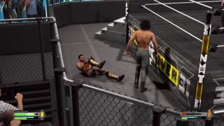 wwe2k22 myrise walkthrough part 80, outlaw Ace vs Jaquuin Wilde