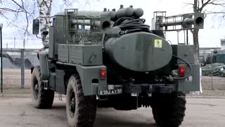 COVID: Russian Army Preps To Spray Building With Cannons
