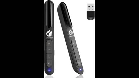 Review: 2.4 GHz USB Wireless Presenter Remote Control Laser Pointer Pen Red RF PowerPoint Click...