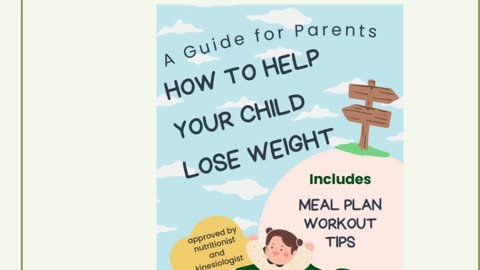 How to help your child lose weigh