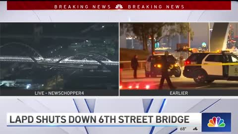 6th Street Bridge Shut Down by LAPD Until Further Notice | NBCLA