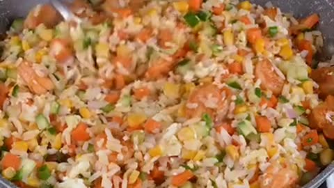 Shrimp 🦐 Rice Recipe