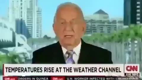 CNN is trying to demonstrate a climate weather issue but guest contradicts
