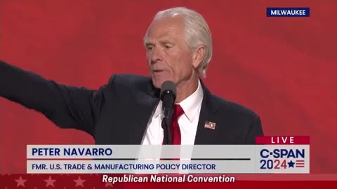 "They Demanded That I Betray Donald Trump": Peter Navarro Gives Incredibly Powerful RNC Speech