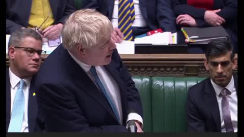 WATCH IN FULL_ Boris Johnson at PMQs addresses Ukraine invasion and Russia sanct