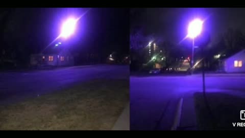 Beware street lights turning into purple-black led lights! (scary truth)