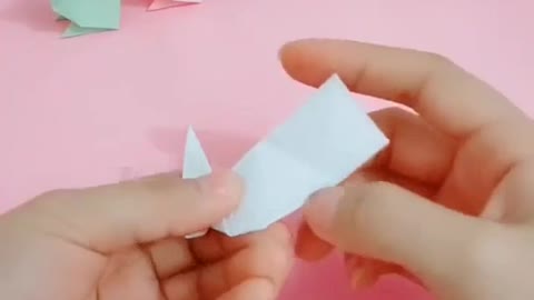 Origami rabbit for kids