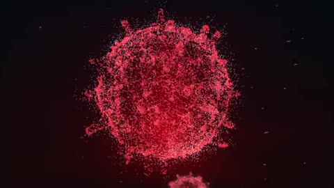 Close Up Influenza Virus In Blood Vessel