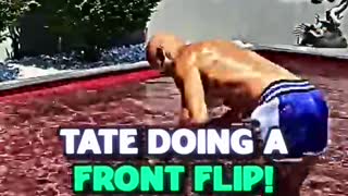 Andrew Tate Doing a Front Flip!