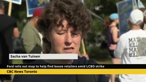 Striking LCBO workers angered by Ford's booze map