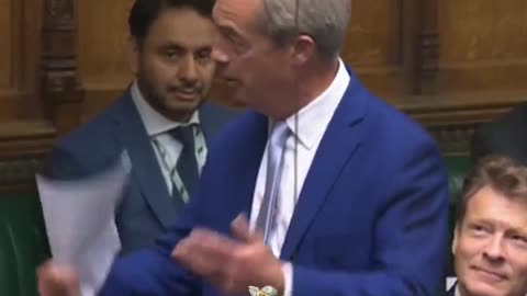 Reform UK Nigel Farage's First Speech in Parliament