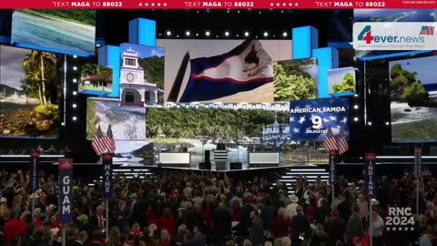 RNC 2024 🐘 American Samoa Cast all 9 delegates for Donald J Trump!