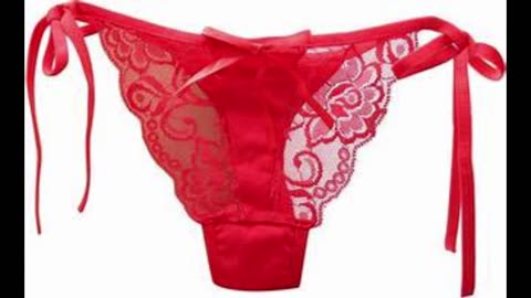 Women's Lace G String Panties Crotchless Floral Brief Thongs