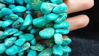 Natural turquoise irregular blue stone Gemstone Stones for Jewelry Making and Bead