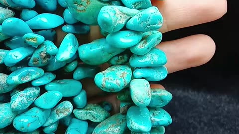 Natural turquoise irregular blue stone Gemstone Stones for Jewelry Making and Bead